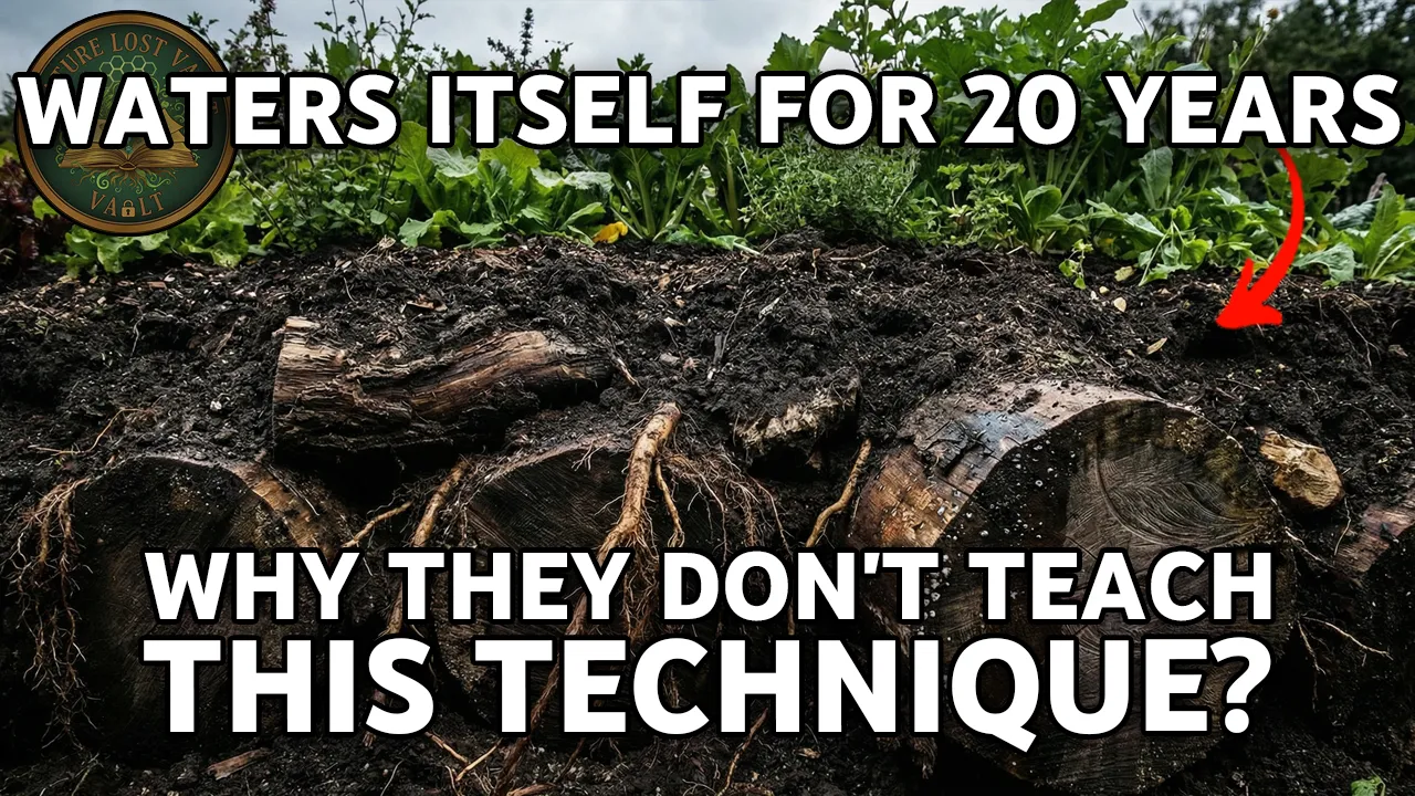 Hugelkultur raised bed