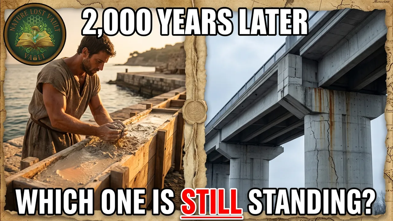 Roman Concrete self-heals cracks